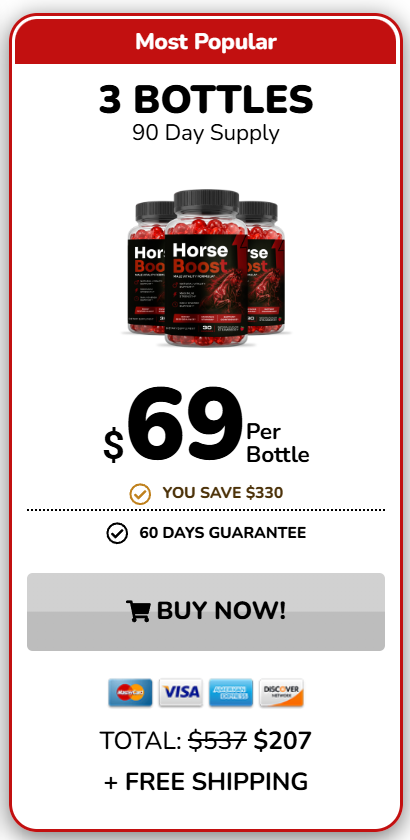 Buy Horse Boost 3 Bottle
